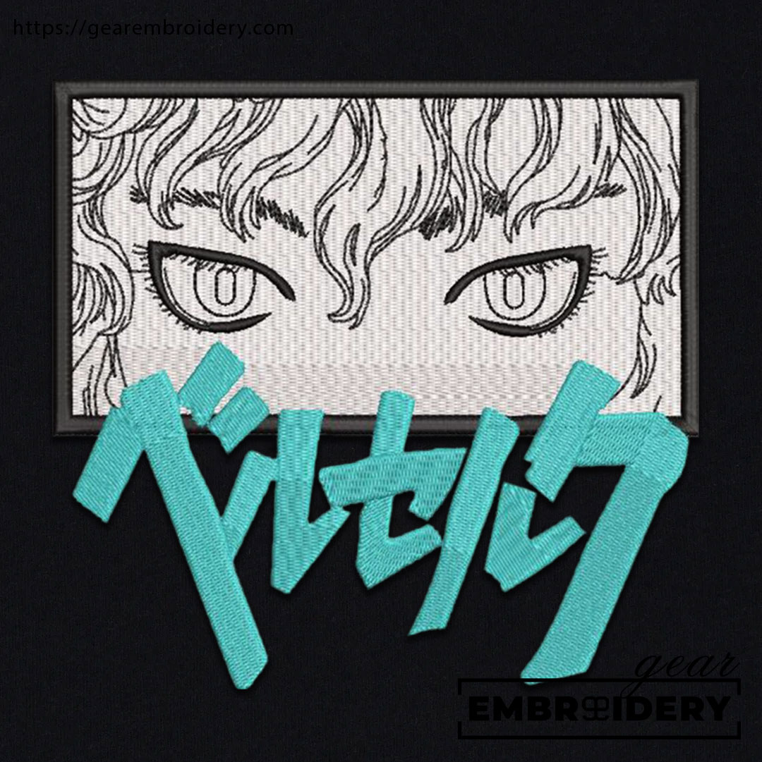 Griffith Berserki Anime Embroidered Design Personalized Embroidered T Shirt Sweatshirt Hoodie Clothing B005