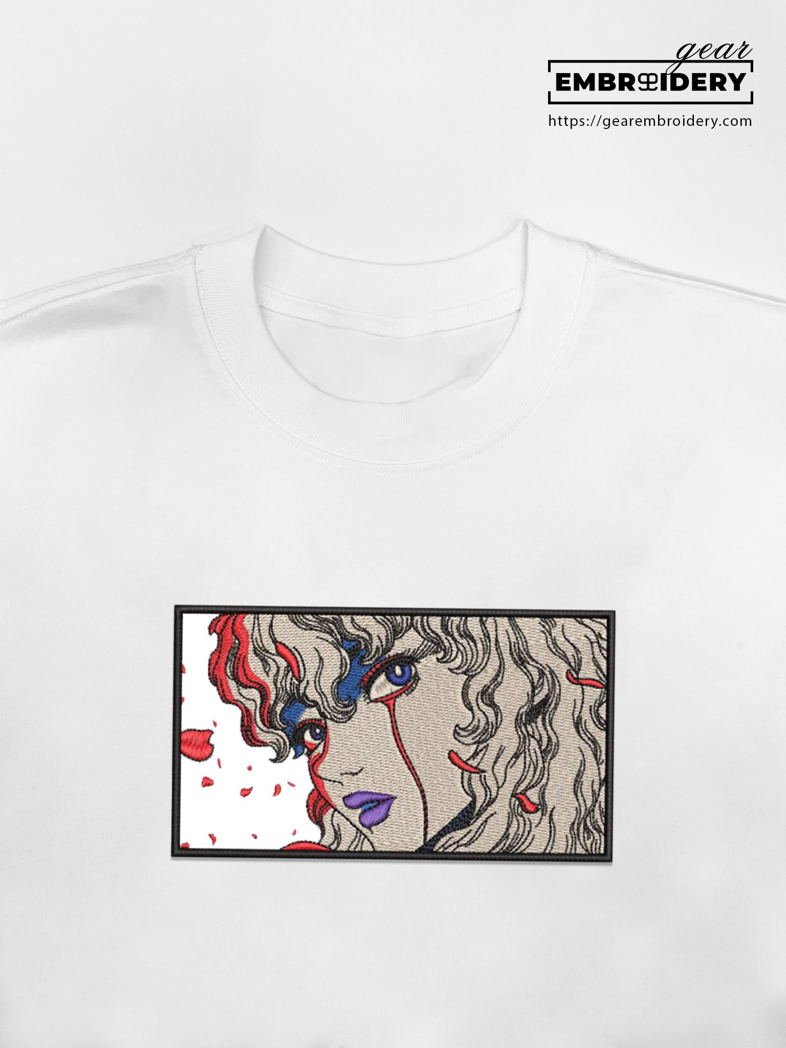 Griffith Berserki Anime Embroidered Design Personalized Embroidered T Shirt Sweatshirt Hoodie Clothing B006