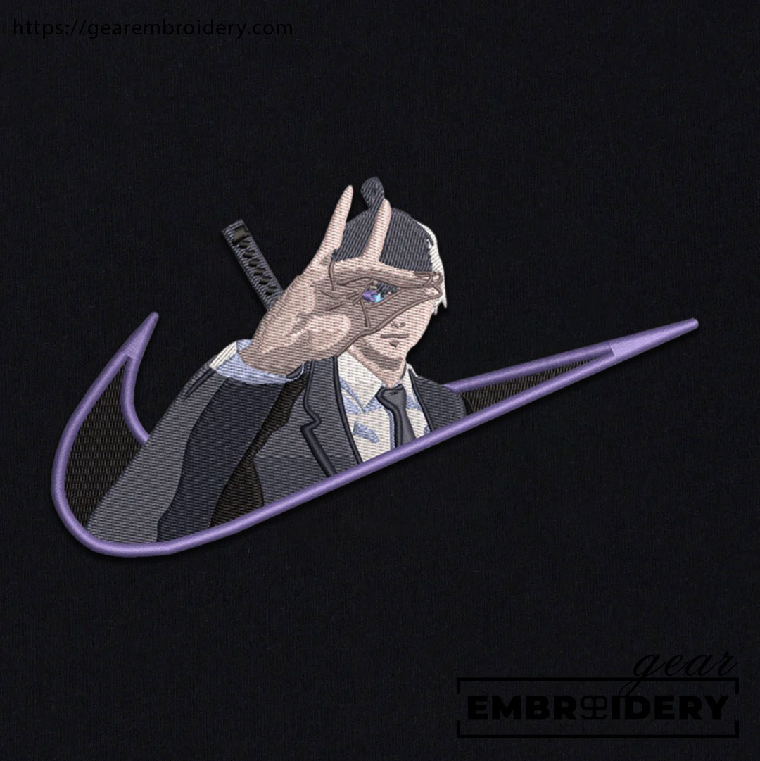 Aki kon swoosh nike Chainsaw Man Clover Anime Embroidered Design Personalized Embroidered T Shirt Sweatshirt Hoodie Clothing CM006