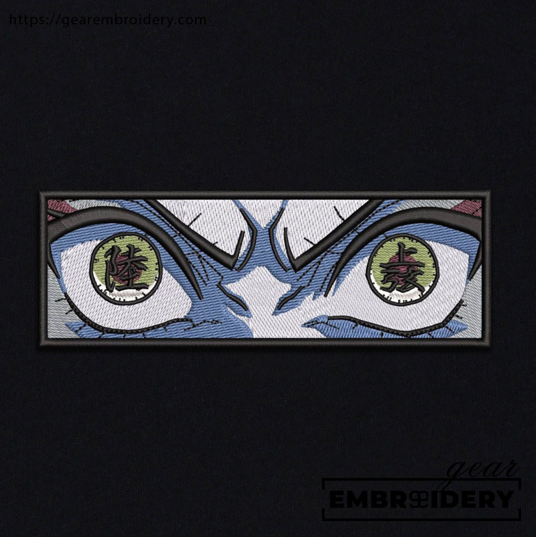 Daki eyes Demon Slayer Anime Embroidered Design Personalized Embroidered T Shirt Sweatshirt Hoodie Clothing DS0007