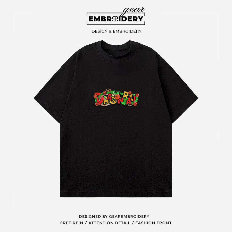 Dragon ball Dragon Ball Anime Embroidered Design Personalized Embroidered T Shirt Sweatshirt Hoodie Clothing DB012