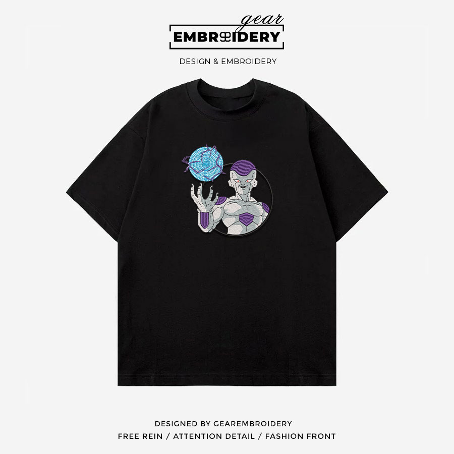 Frieza Dragon Ball Anime Embroidered Design Personalized Embroidered T Shirt Sweatshirt Hoodie Clothing DB016