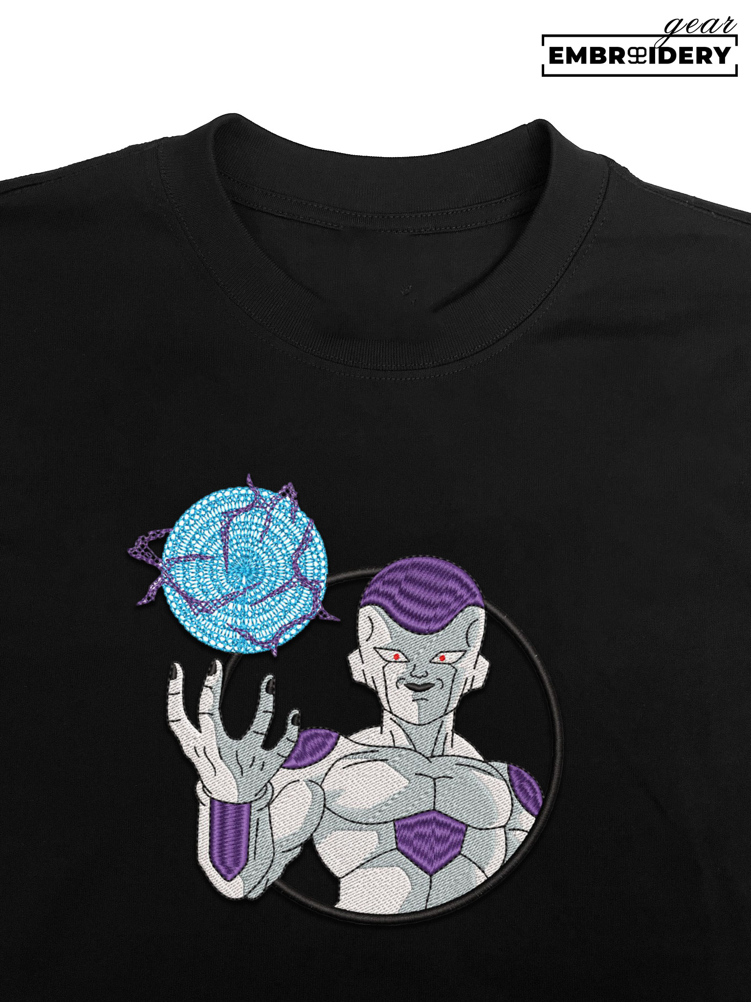 Frieza Dragon Ball Anime Embroidered Design Personalized Embroidered T Shirt Sweatshirt Hoodie Clothing DB016