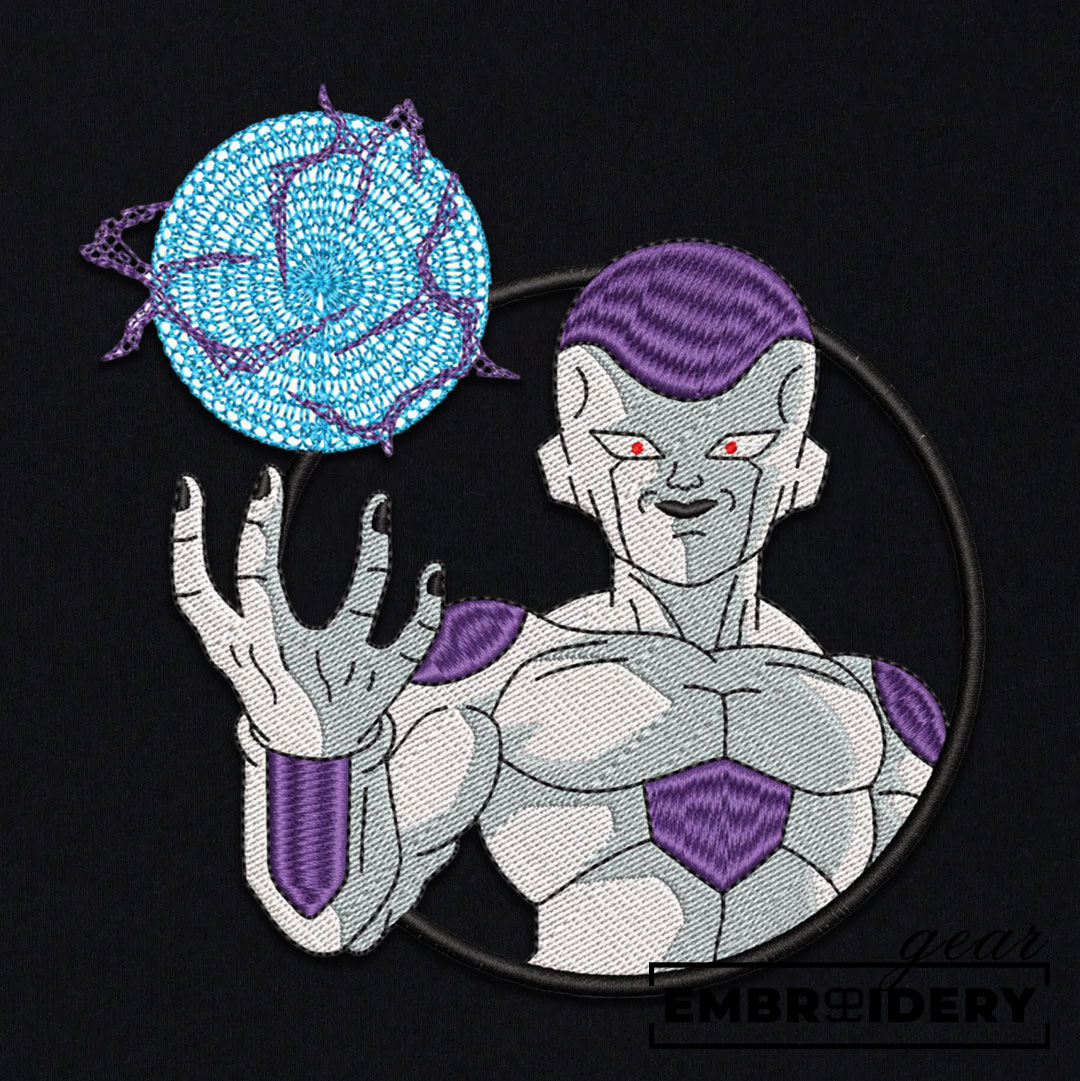 Frieza Dragon Ball Anime Embroidered Design Personalized Embroidered T Shirt Sweatshirt Hoodie Clothing DB016