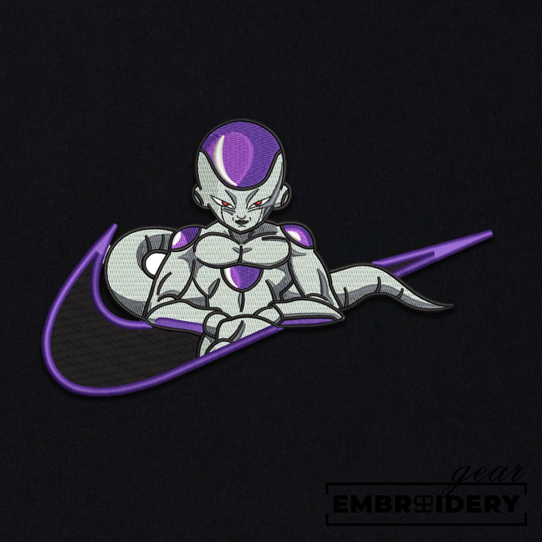 Frieza swoosh nike Dragon Ball Anime Embroidered Design Personalized Embroidered T Shirt Sweatshirt Hoodie Clothing DB017
