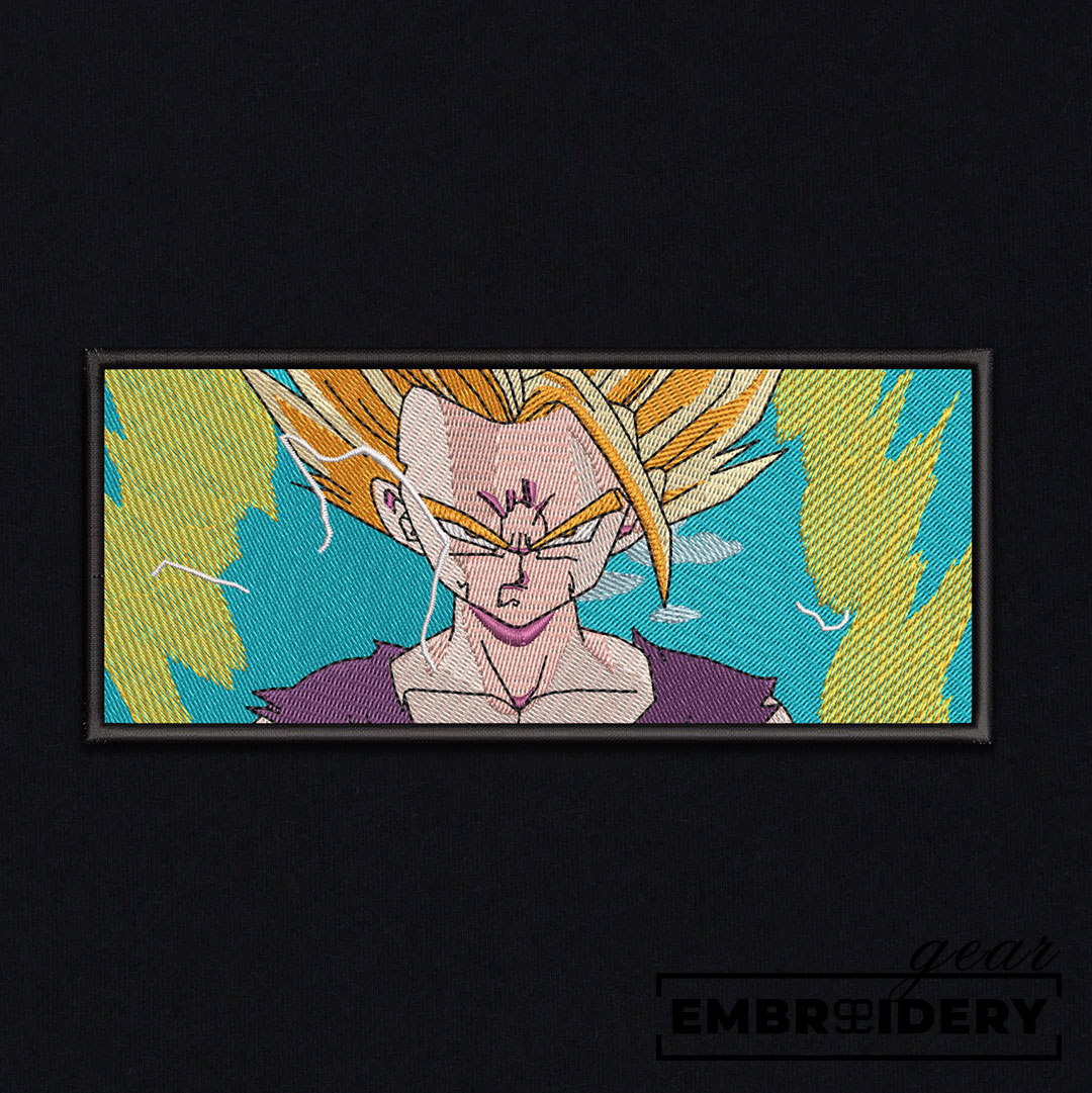 Gohan Dragon Ball Anime Embroidered Design Personalized Embroidered T Shirt Sweatshirt Hoodie Clothing DB019