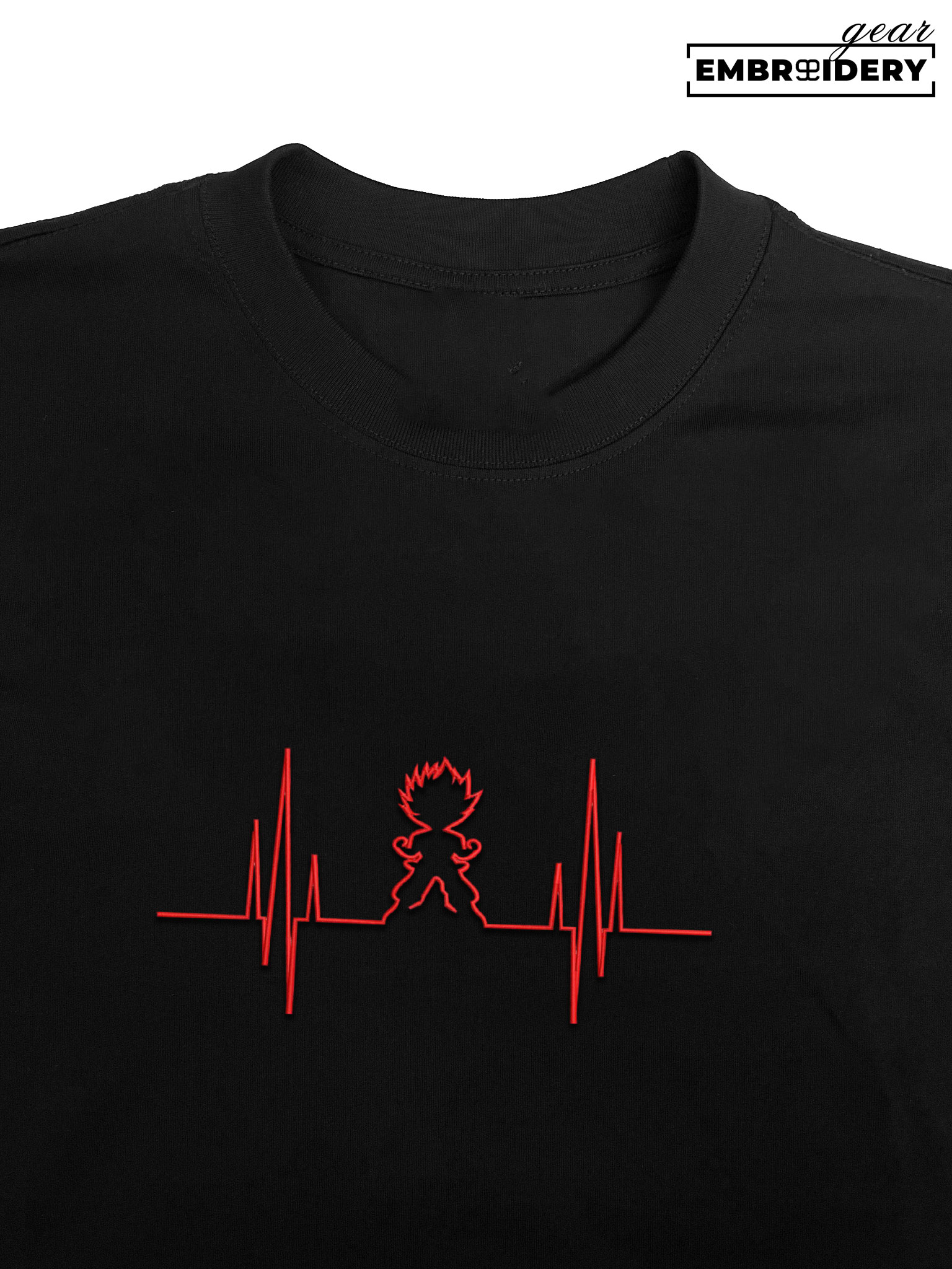 Goku beat Dragon Ball Anime Embroidered Design Personalized Embroidered T Shirt Sweatshirt Hoodie Clothing DB025