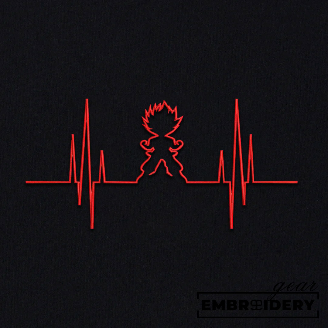 Goku beat Dragon Ball Anime Embroidered Design Personalized Embroidered T Shirt Sweatshirt Hoodie Clothing DB025