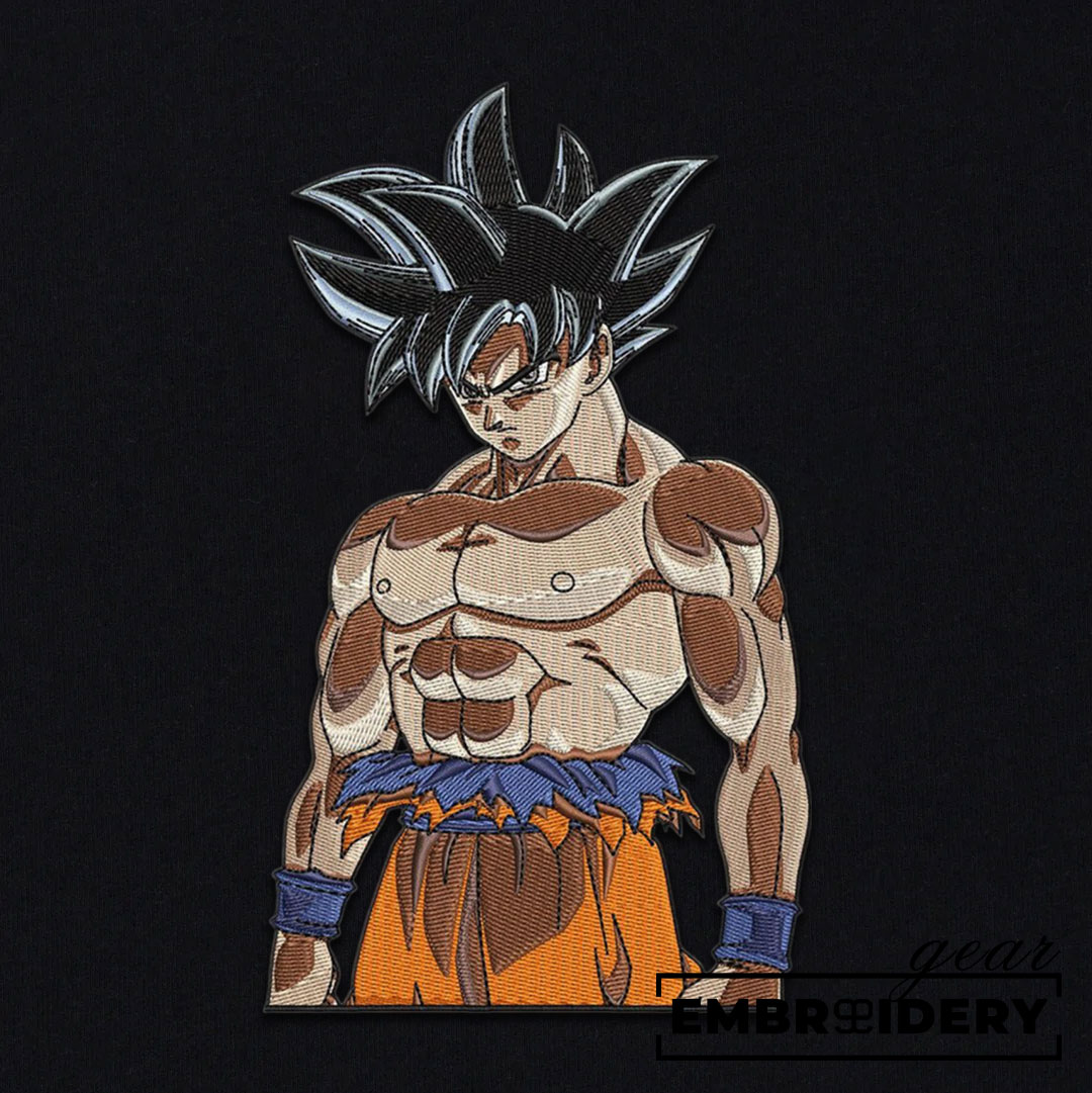 Goku Dragon Ball Anime Embroidered Design Personalized Embroidered T Shirt Sweatshirt Hoodie Clothing DB030