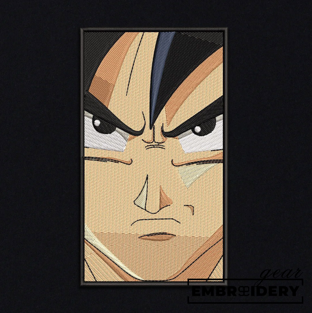 Goku Dragon Ball Anime Embroidered Design Personalized Embroidered T Shirt Sweatshirt Hoodie Clothing DB032