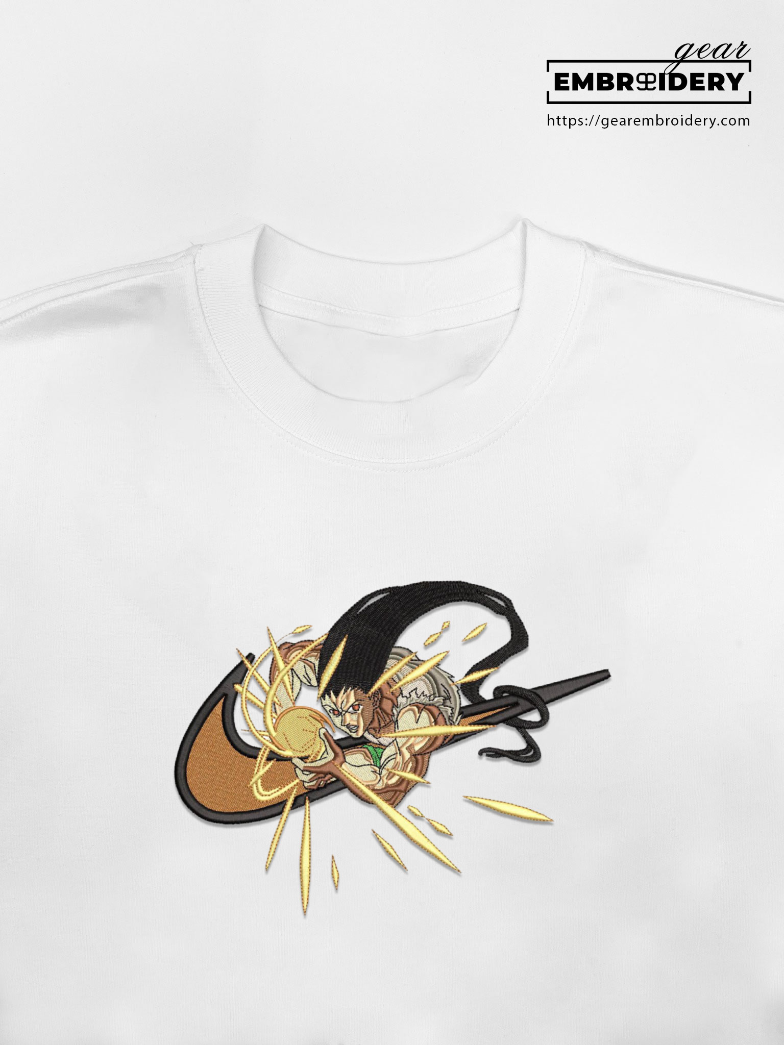 Gon attack swoosh Hunter x Hunter Nike Anime Embroidered Design Personalized Embroidered T Shirt Sweatshirt Hoodie Clothing HXH007