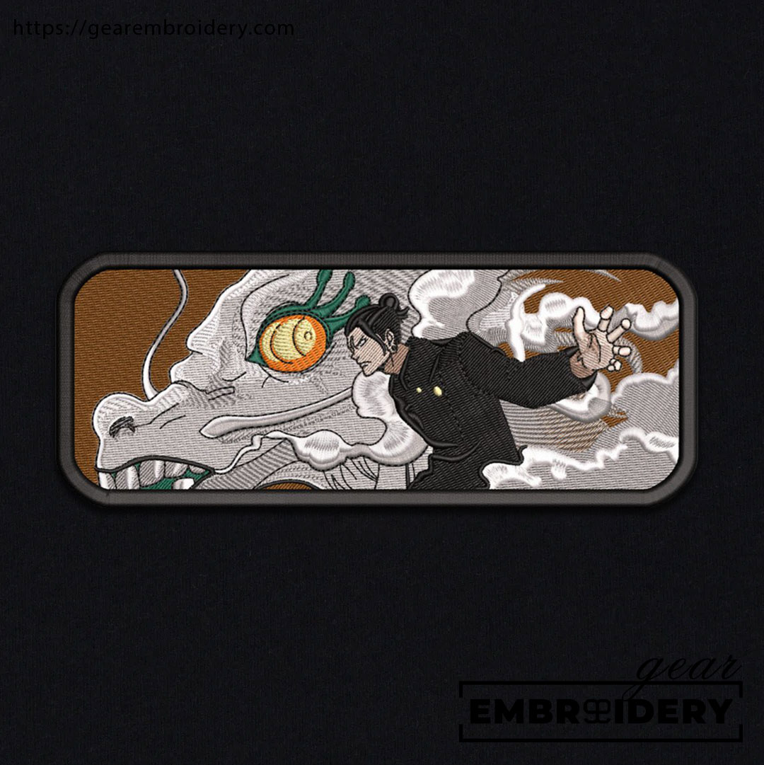 Geto suguru Jujutsu Kaisen Anime Embroidered Design Personalized Embroidered T Shirt Sweatshirt Hoodie Clothing JK004