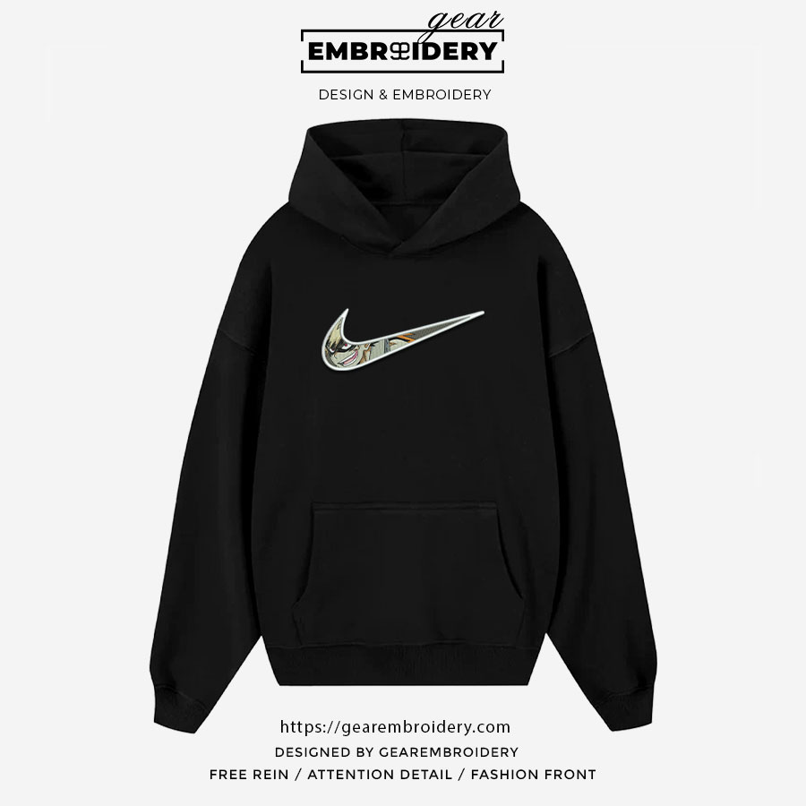 Bakugo swoosh nike My Hero Academia Anime Embroidered Design Personalized Embroidered T Shirt Sweatshirt Hoodie Clothing MHA011