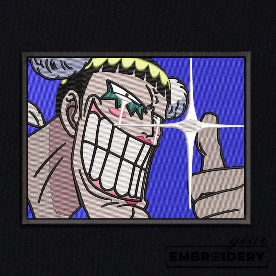 Bon chan One Piece Embroidered Design Personalized Embroidered T Shirt Sweatshirt Hoodie Clothing OP0020