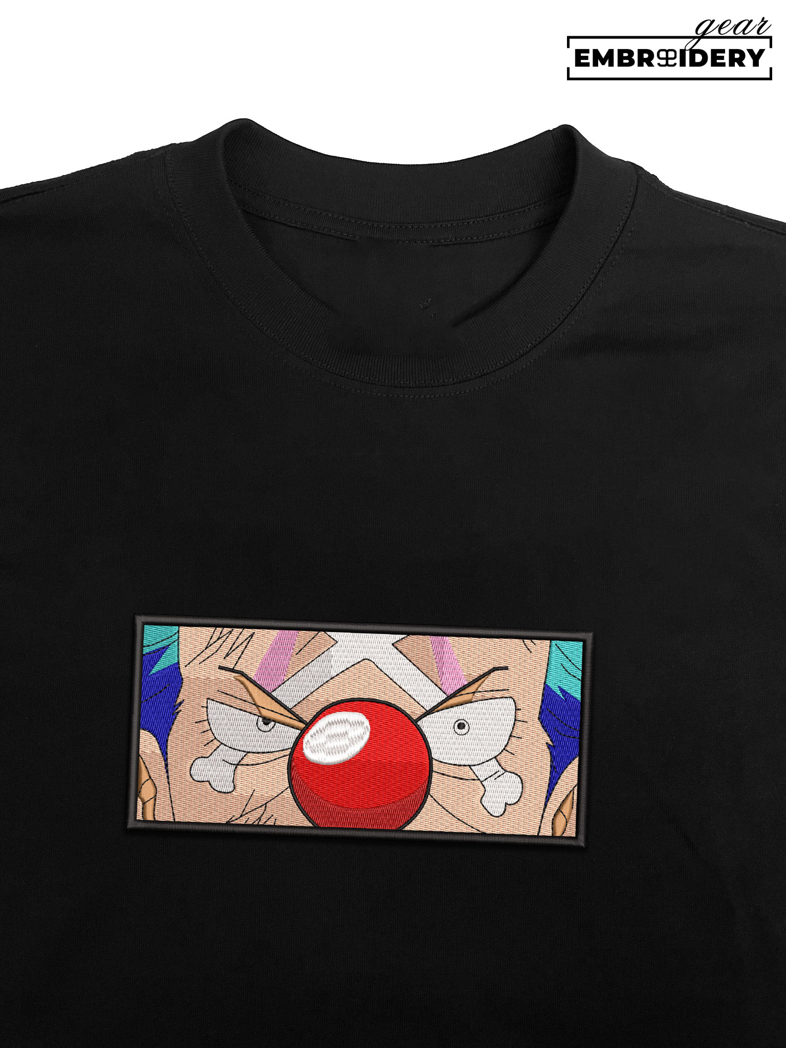 Buggy eyes One Piece Embroidered Design Personalized Embroidered T Shirt Sweatshirt Hoodie Clothing OP0030