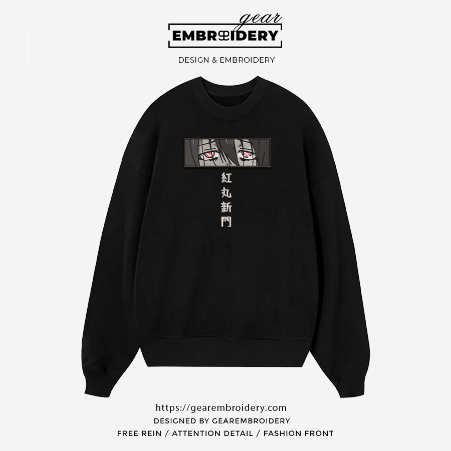 Benimaru shinmon fire force Anime Embroidered Design Personalized Embroidered T Shirt Sweatshirt Hoodie Clothing OT005