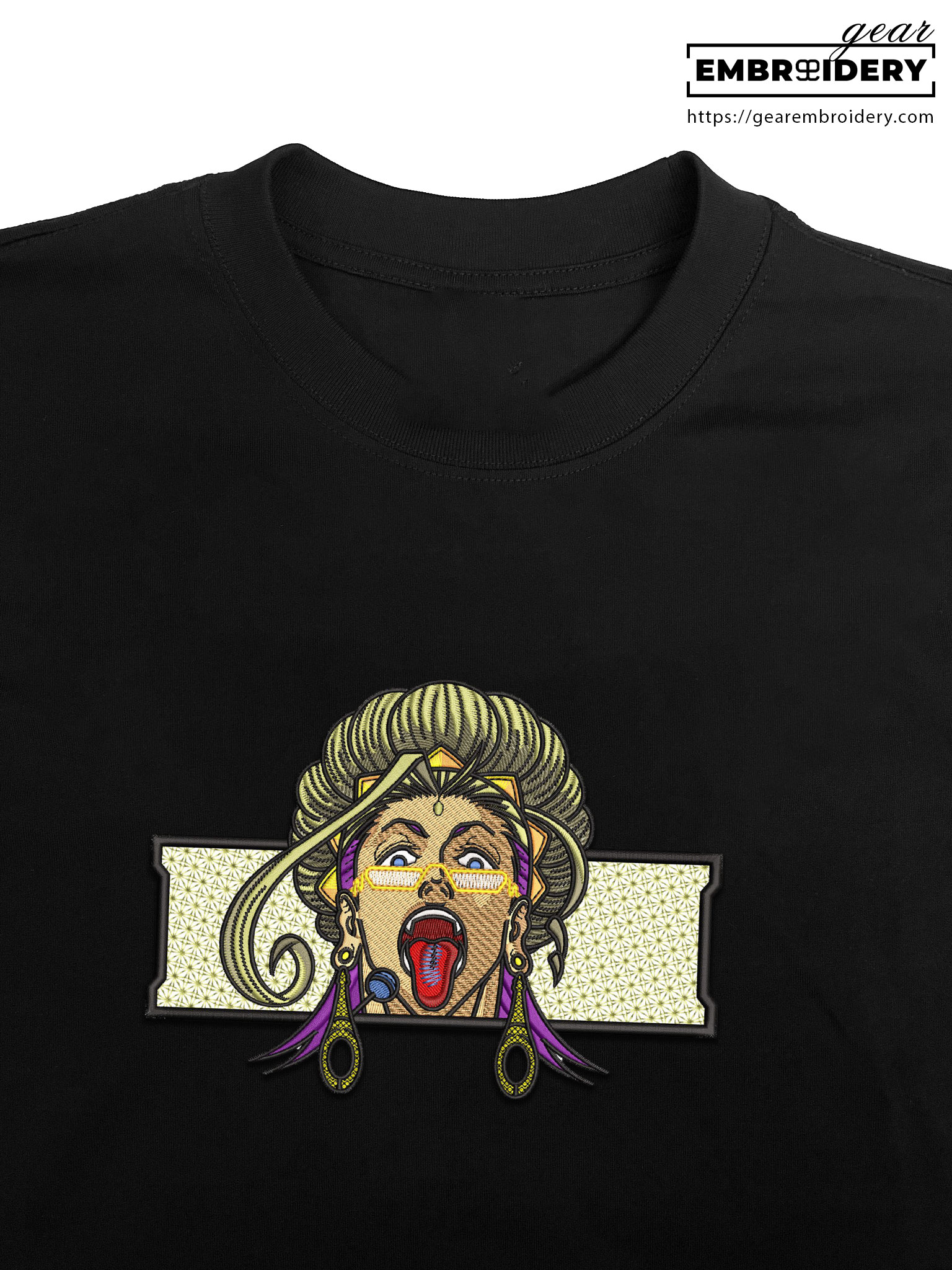 Buddha record of ragnarok Anime Embroidered Design Personalized Embroidered T Shirt Sweatshirt Hoodie Clothing OT007