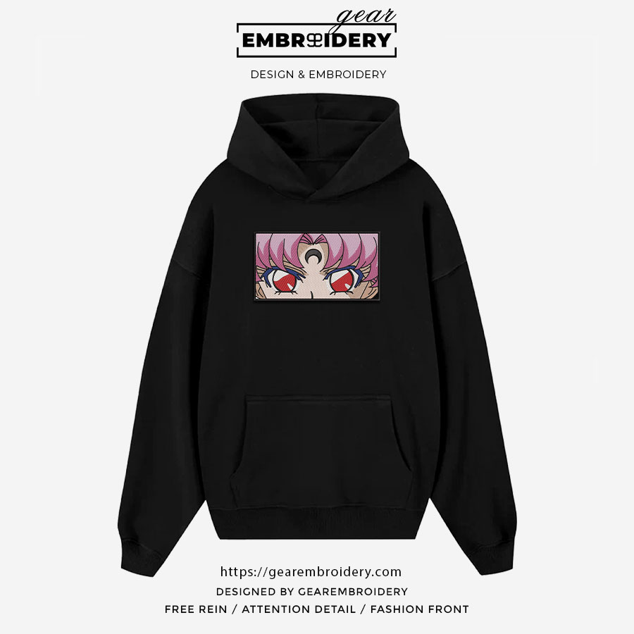 Chibiusa eyes sailor moon Anime Embroidered Design Personalized Embroidered T Shirt Sweatshirt Hoodie Clothing OT008