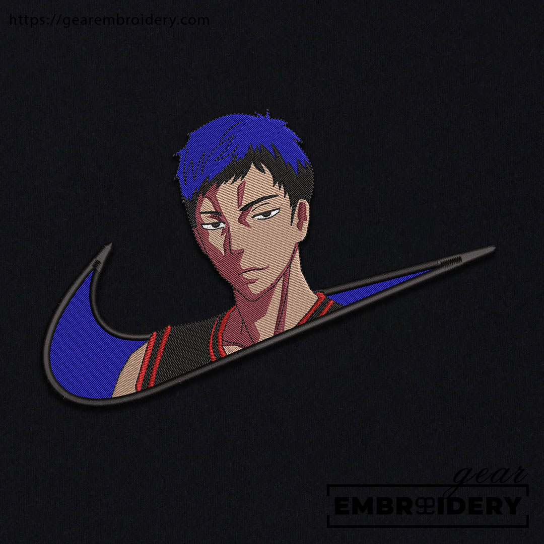 Daiki swoosh kuroko s basketball nike Anime Embroidered Design Personalized Embroidered T Shirt Sweatshirt Hoodie Clothing OT010