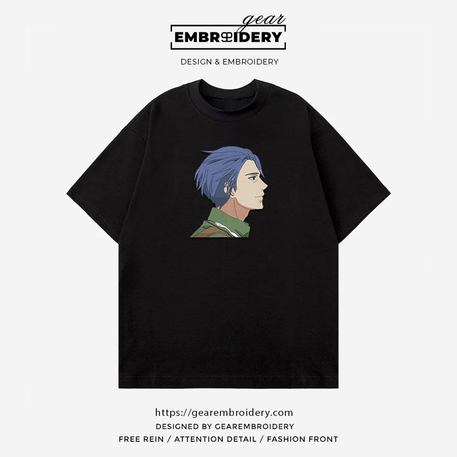 Gilbert bougainvillea violet evergarden Anime Embroidered Design Personalized Embroidered T Shirt Sweatshirt Hoodie Clothing OT013