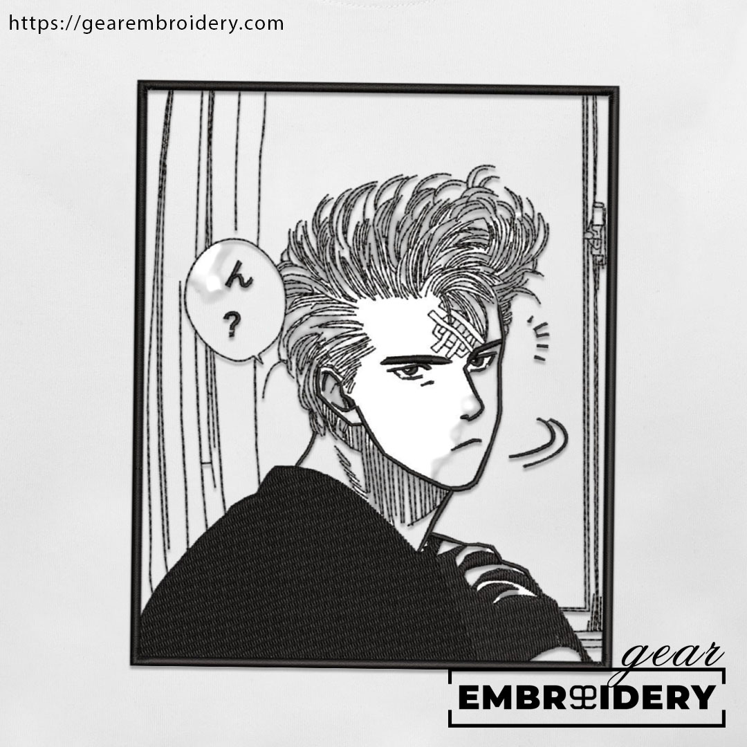 Hanamichi slam dunk Anime Embroidered Design Personalized Embroidered T Shirt Sweatshirt Hoodie Clothing OT015