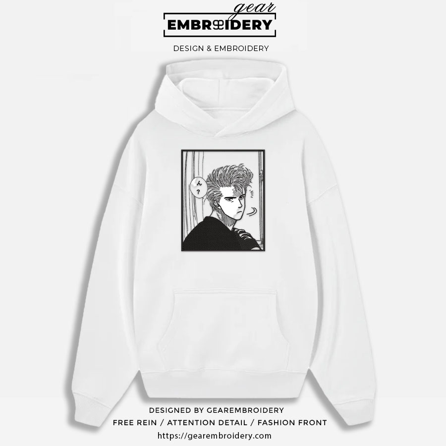 Hanamichi slam dunk Anime Embroidered Design Personalized Embroidered T Shirt Sweatshirt Hoodie Clothing OT015