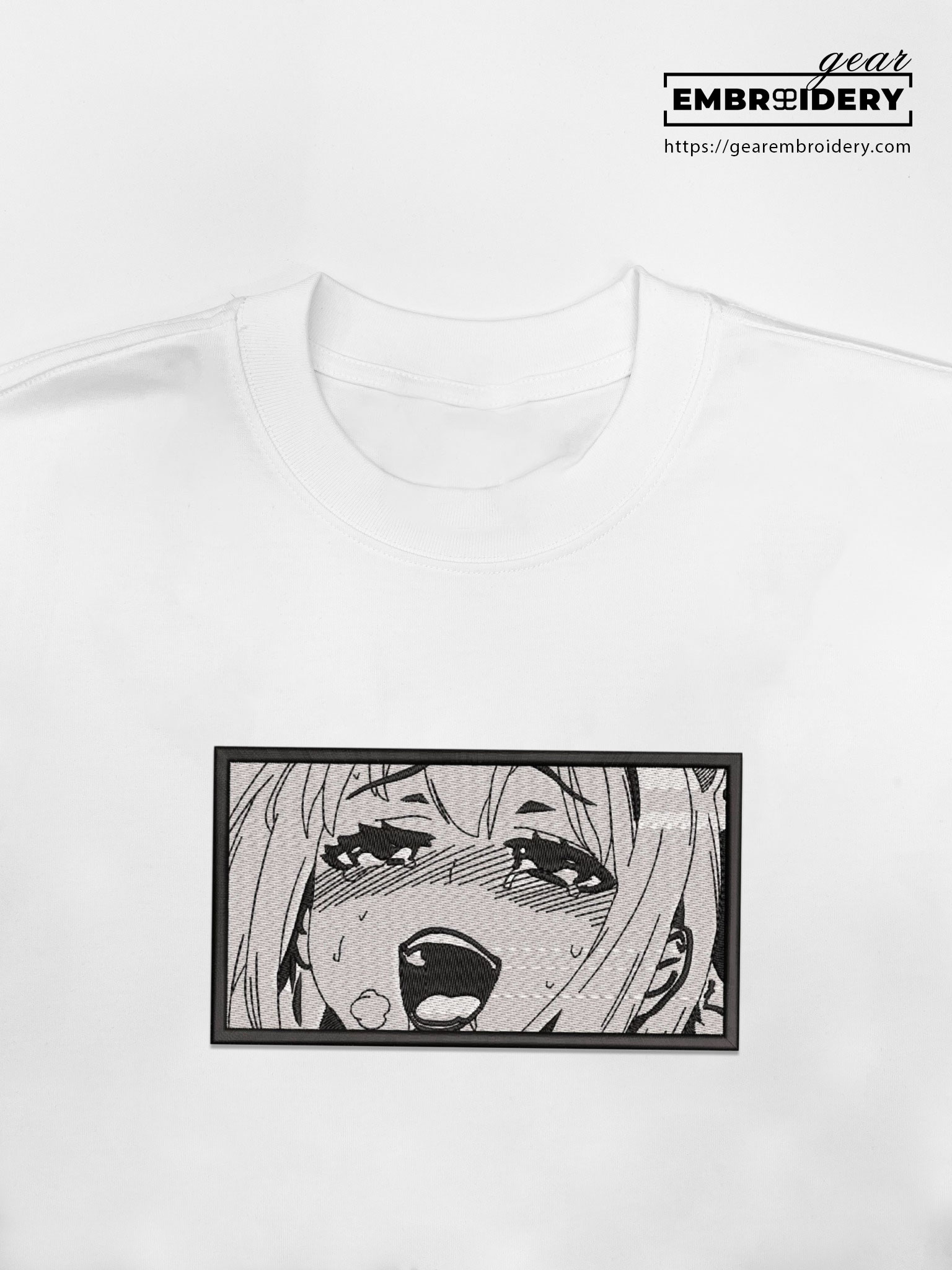 Hentai girl Anime Embroidered Design Personalized Embroidered T Shirt Sweatshirt Hoodie Clothing OT016