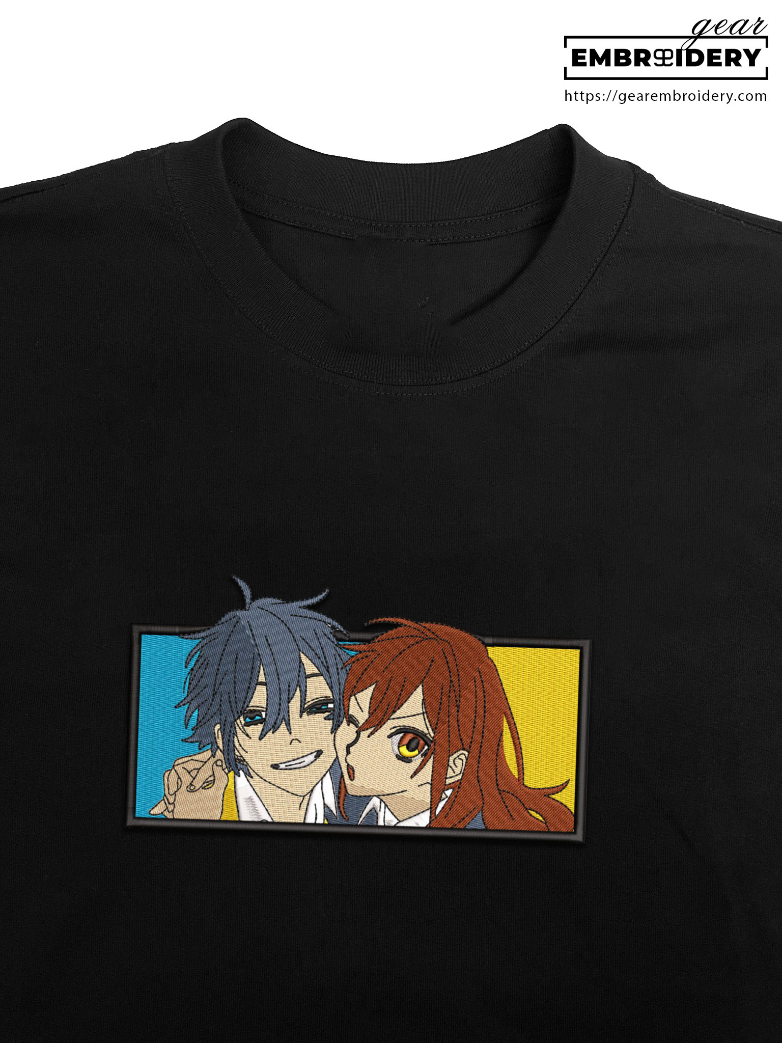 Horimiya horimiya Anime Embroidered Design Personalized Embroidered T Shirt Sweatshirt Hoodie Clothing OT017