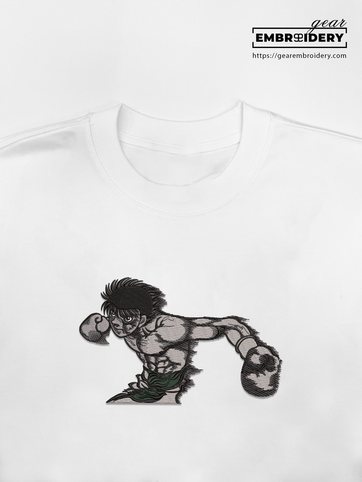 Ippo makunouchi hajime no ippo Anime Embroidered Design Personalized Embroidered T Shirt Sweatshirt Hoodie Clothing OT020