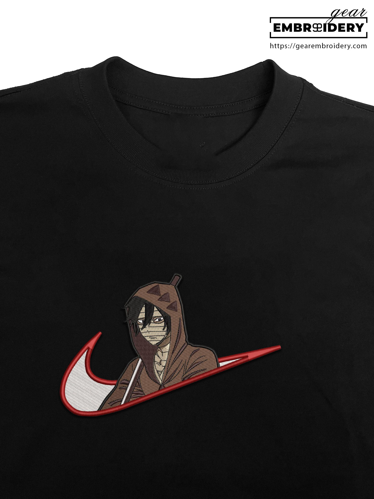 Isaac foster swoosh angels of death nike Anime Embroidered Design Personalized Embroidered T Shirt Sweatshirt Hoodie Clothing OT022