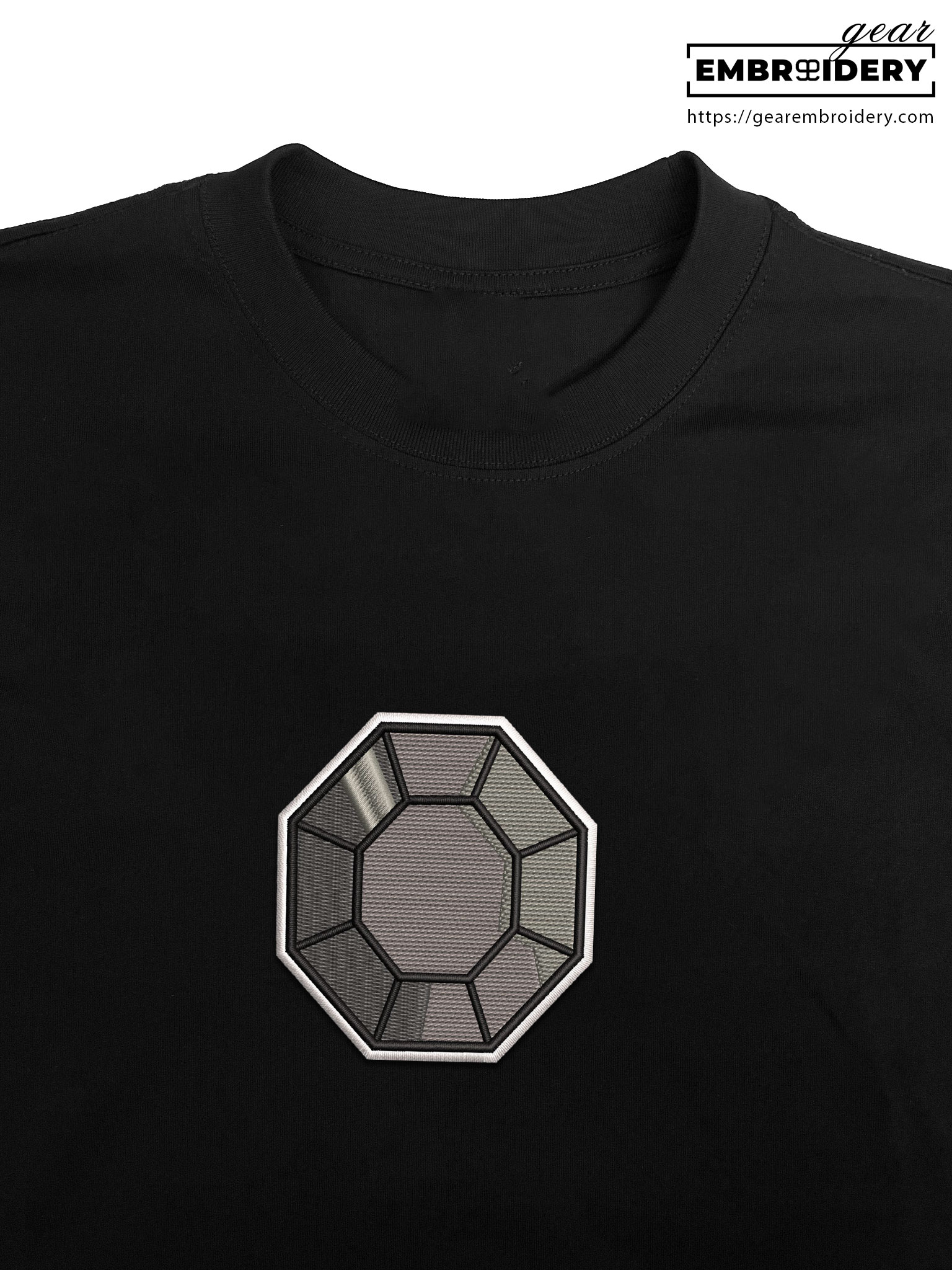 Boulder badge Pokemon Embroidered Design Personalized Embroidered T Shirt Sweatshirt Hoodie Clothing PKM003