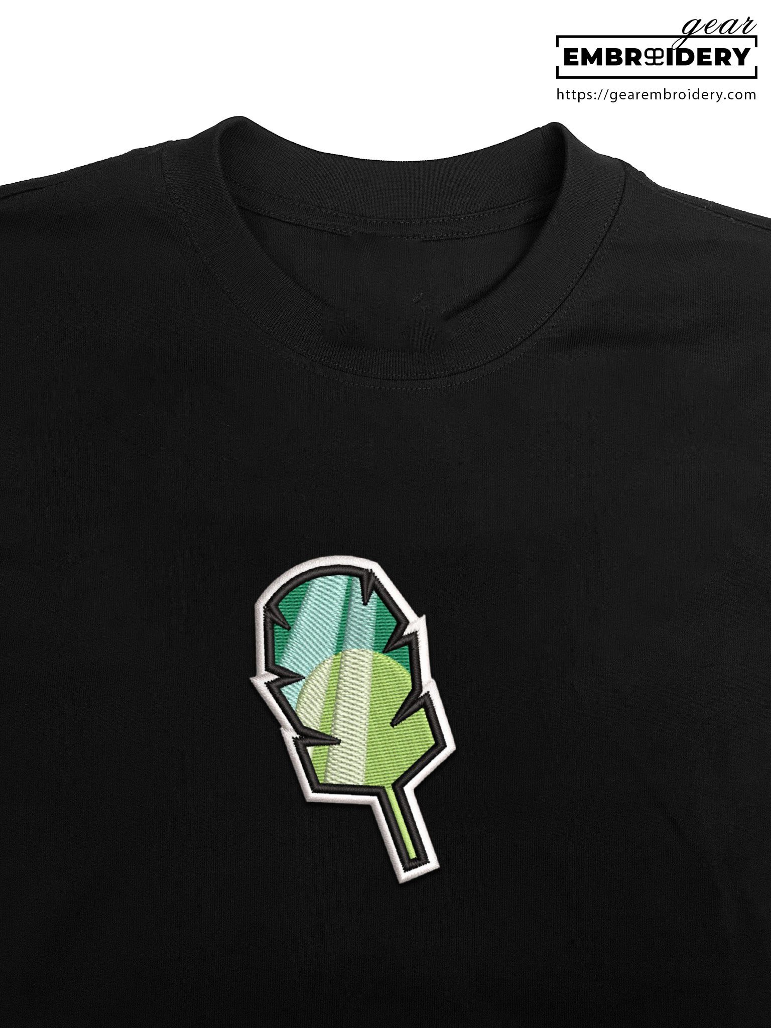 Earth badge Pokemon Embroidered Design Personalized Embroidered T Shirt Sweatshirt Hoodie Clothing PKM017