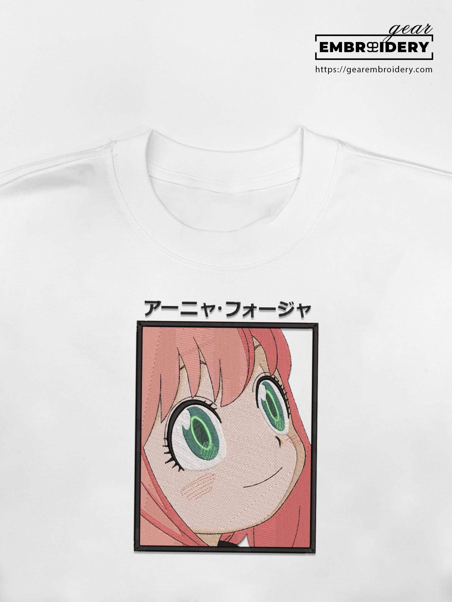 Anya Spy x Family Anime Embroidered Design Personalized Embroidered T Shirt Sweatshirt Hoodie Clothing SF002