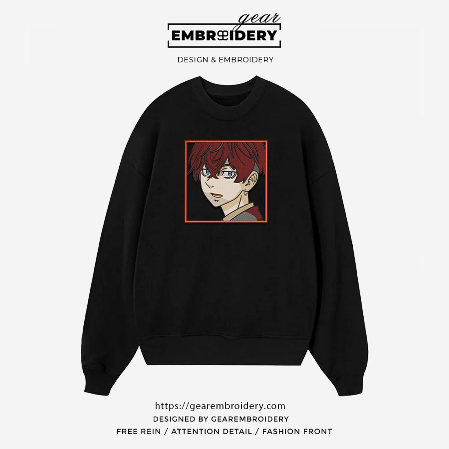 Chifuyu matsuno Tokyo Revengersl Anime Embroidered Design Personalized Embroidered T Shirt Sweatshirt Hoodie Clothing TR003
