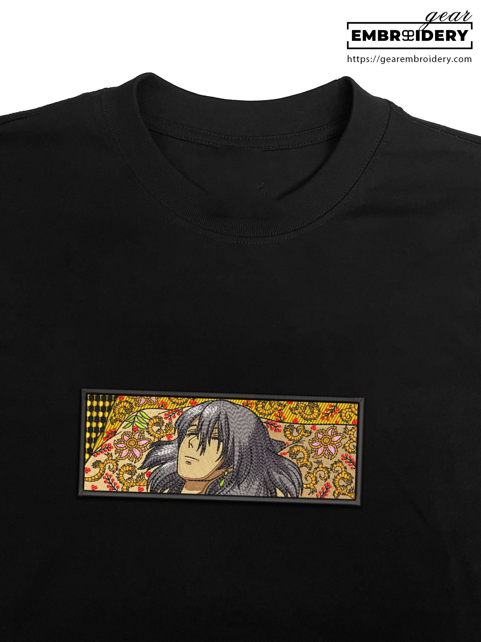 Howl howl s moving castle anime Embroidered Design Personalized Embroidered T Shirt Sweatshirt Hoodie Clothing AM003