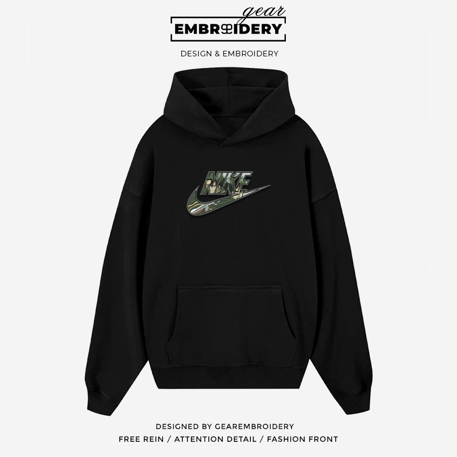 Levi eren nike swoosh Attack On Titan Anime Embroidered Design Personalized Embroidered T Shirt Sweatshirt Hoodie Clothing ATT045