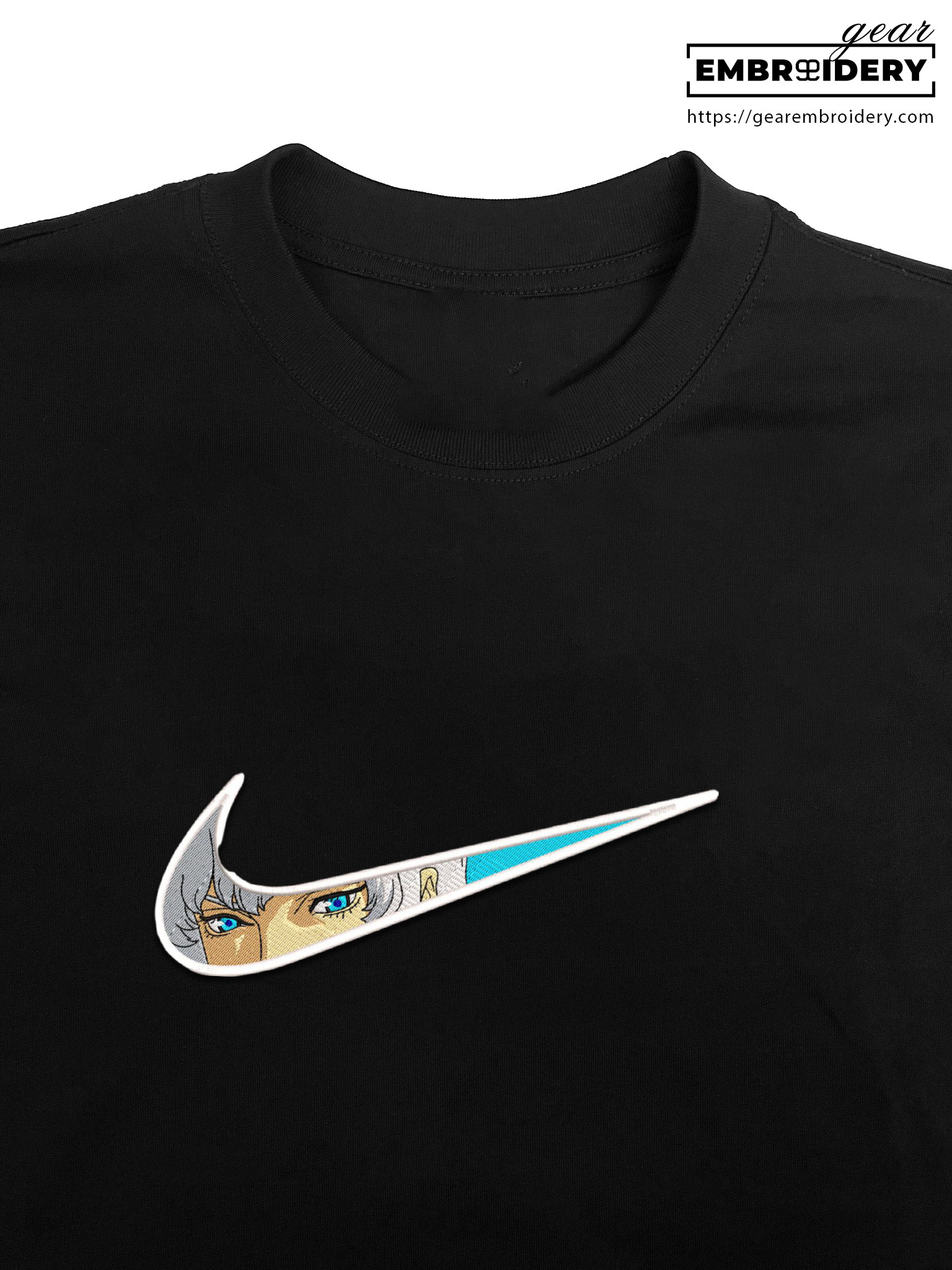 Griffith swoosh nike Berserk Anime Embroidered Design Personalized Embroidered T Shirt Sweatshirt Hoodie Clothing B010