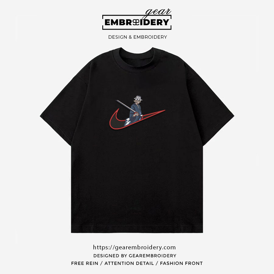 Kisuke swoosh nike Bleach Clover Anime Embroidered Design Personalized Embroidered T Shirt Sweatshirt Hoodie Clothing BL020