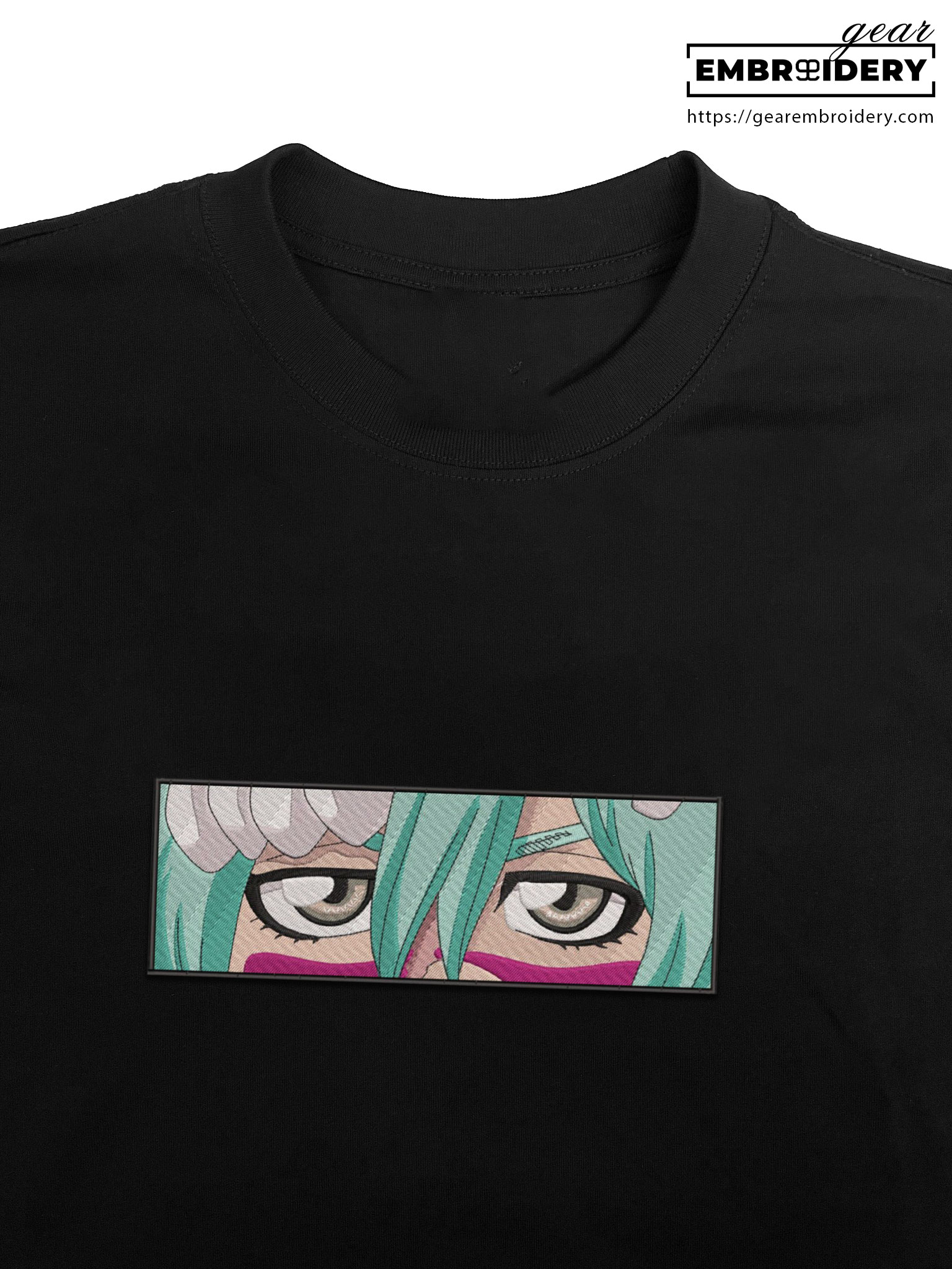 Nelliel eyes Bleach Anime Embroidered Design Personalized Embroidered T Shirt Sweatshirt Hoodie Clothing BL023