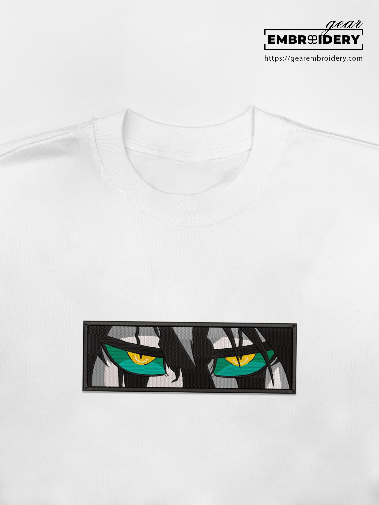 Ulquiorra Cifer eyes Bleach Anime Embroidered Design Personalized Embroidered T Shirt Sweatshirt Hoodie Clothing BL025