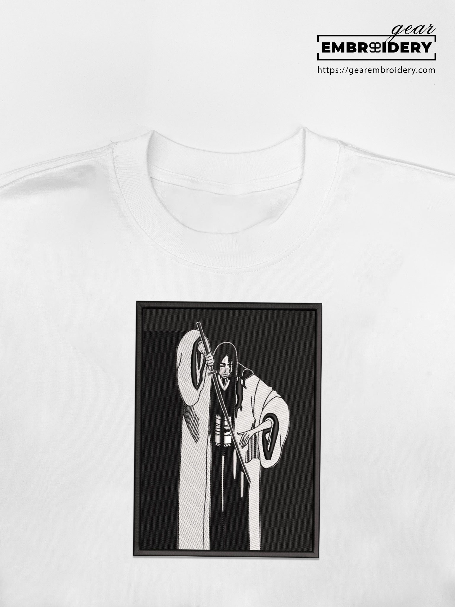 Retsu Unohana retsu bankai Bleach Anime Embroidered Design Personalized Embroidered T Shirt Sweatshirt Hoodie Clothing BL026