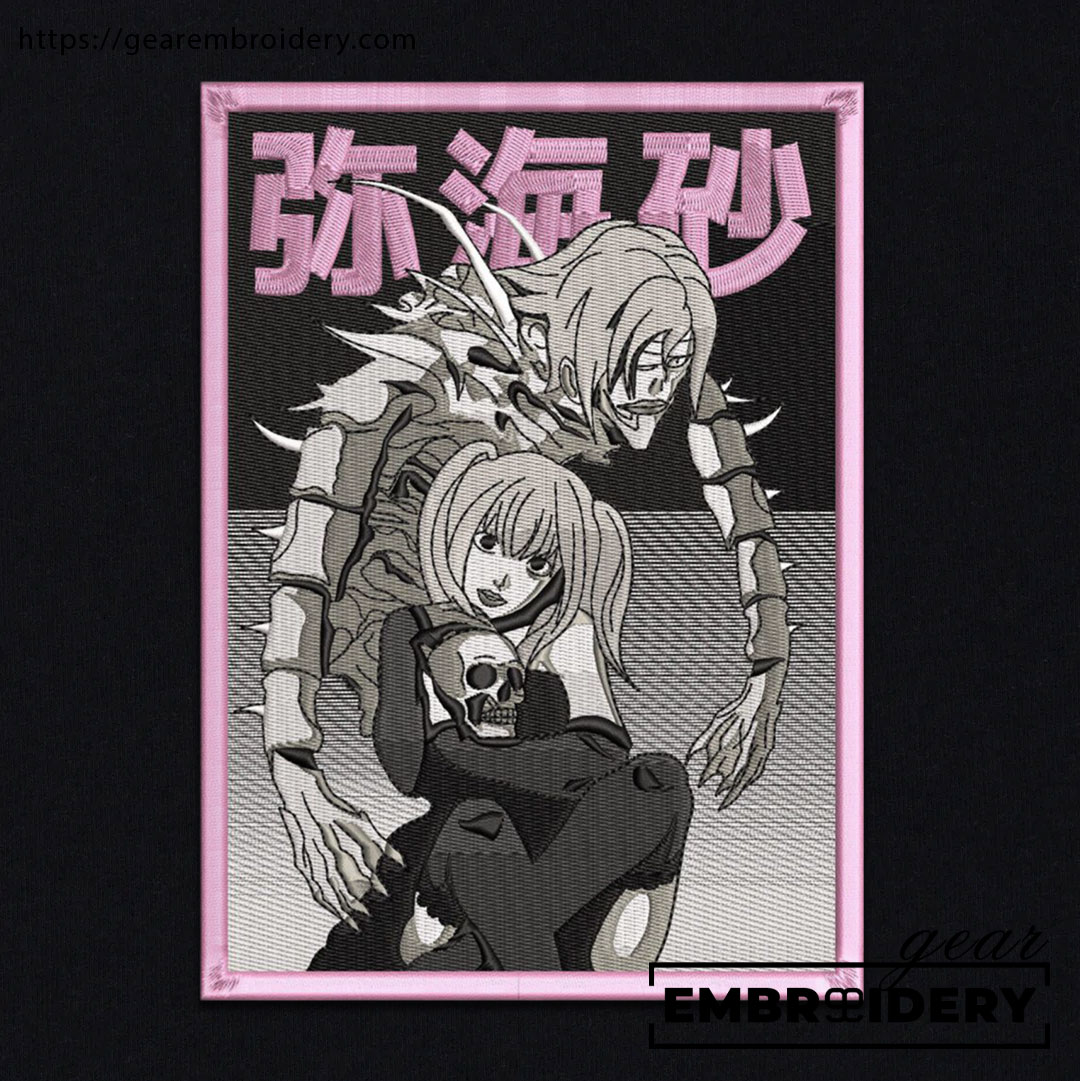 Misa shinigami rem Death Note Anime Embroidered Design Personalized Embroidered T Shirt Sweatshirt Hoodie Clothing DN009