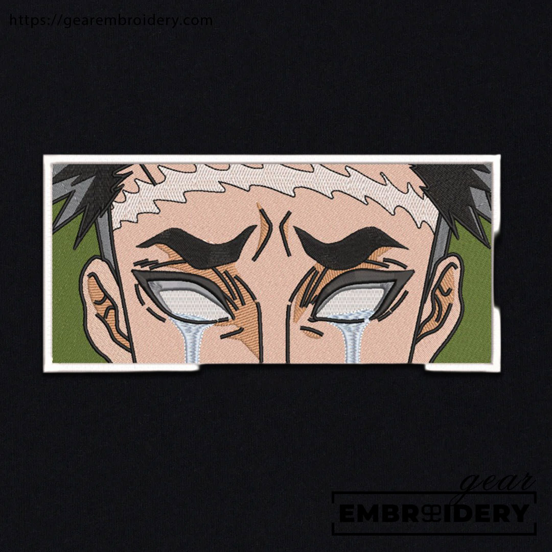 Gyomei eyes Demon Slayer Anime Embroidered Design Personalized Embroidered T Shirt Sweatshirt Hoodie Clothing DS0027