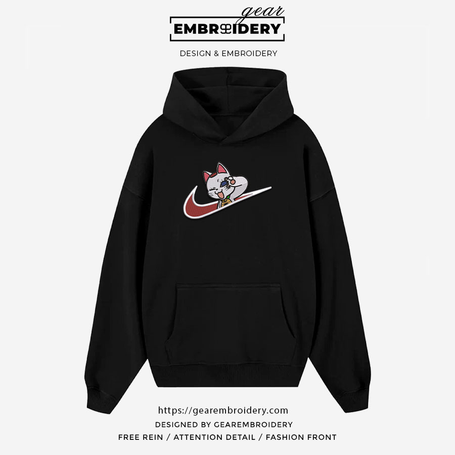 Turbo granny swoosh nike Dan Da Dan Anime Embroidered Design Personalized Embroidered T Shirt Sweatshirt Hoodie Clothing DDD007
