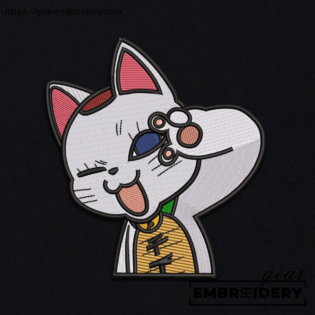 Turbo granny wink Dan Da Dan Anime Embroidered Design Personalized Embroidered T Shirt Sweatshirt Hoodie Clothing DDD008