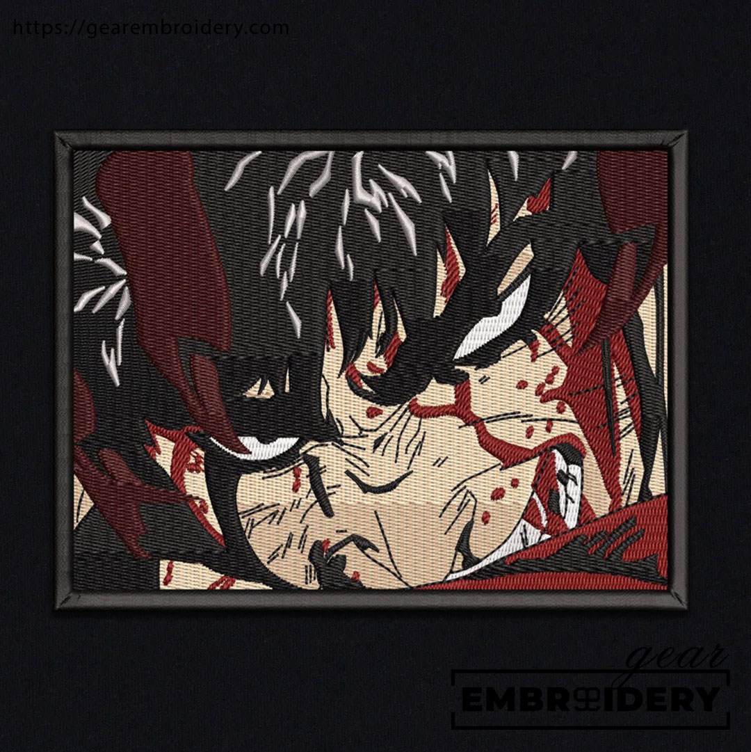 Guts pain Berserki Anime Embroidered Design Personalized Embroidered T Shirt Sweatshirt Hoodie Clothing B025