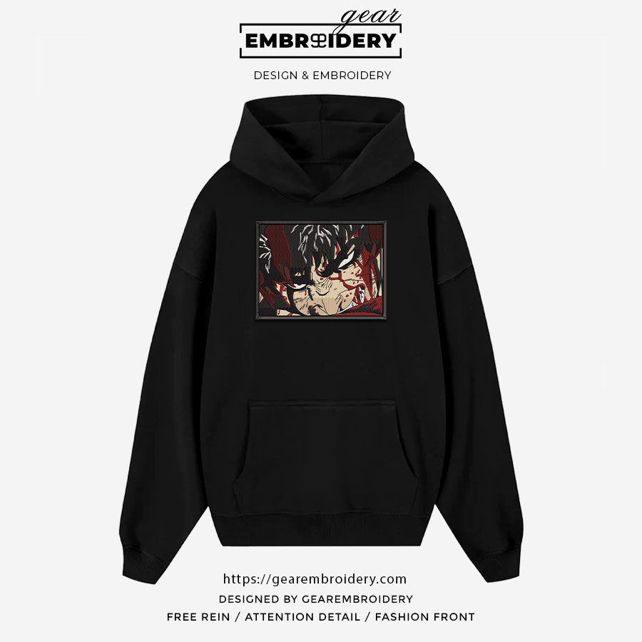 Guts pain Berserki Anime Embroidered Design Personalized Embroidered T Shirt Sweatshirt Hoodie Clothing B025