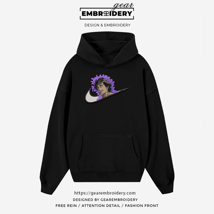 Yami swoosh nike Black Clover Anime Embroidered Design Personalized Embroidered T Shirt Sweatshirt Hoodie Clothing BC017