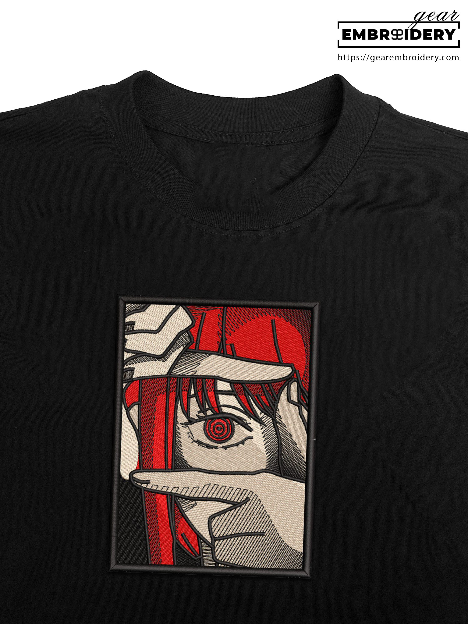 Makima Chainsaw Man Anime Embroidered Design Personalized Embroidered T Shirt Sweatshirt Hoodie Clothing CM021