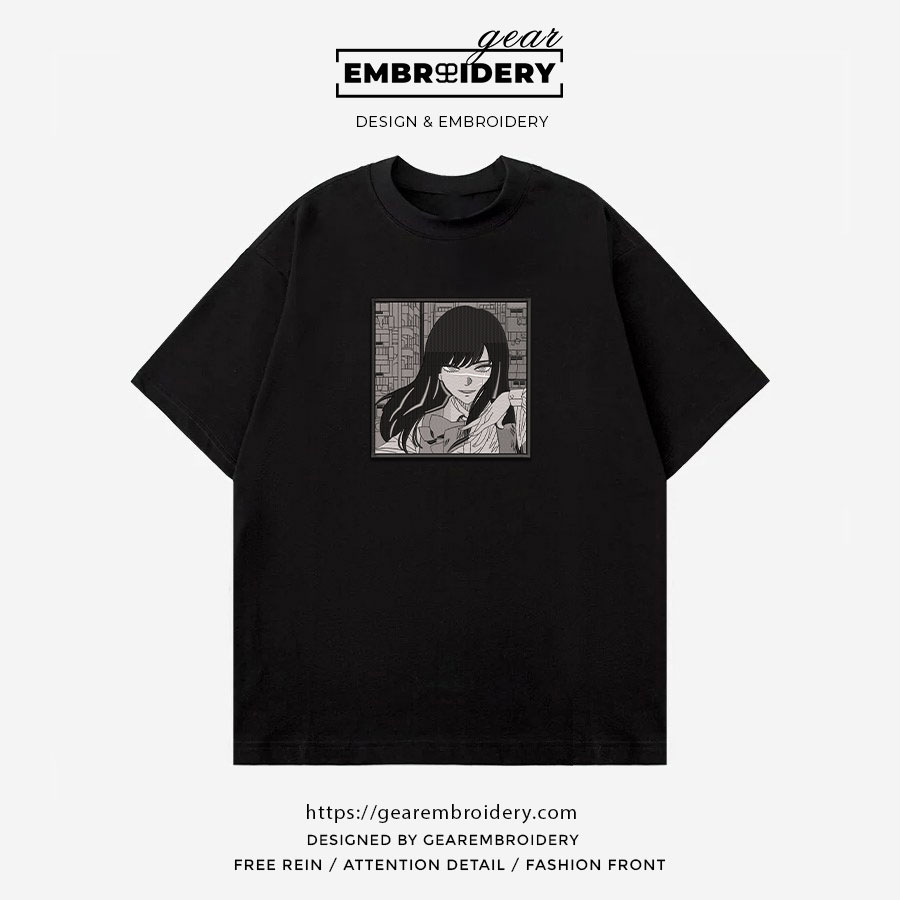 Yoru Chainsaw Man Anime Embroidered Design Personalized Embroidered T Shirt Sweatshirt Hoodie Clothing CM031